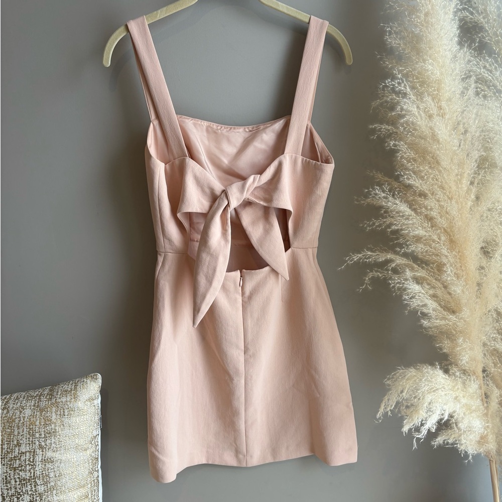 Aritzia Wilfred Aperature Tie-Back dress Color Light pink Size 2